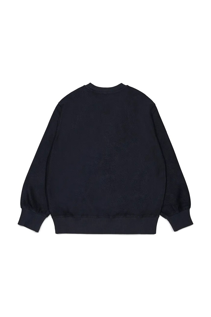 Diesel Bluza dziecięca SFRIT OVER SWEAT-SHIRT J02984.KYA2P czarny AW26