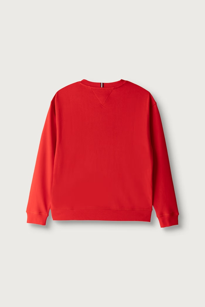 Chlapec Tommy Hilfiger Mikina detská bavlnená x Peanuts KS0KS00764.128.176.9BY2 červená