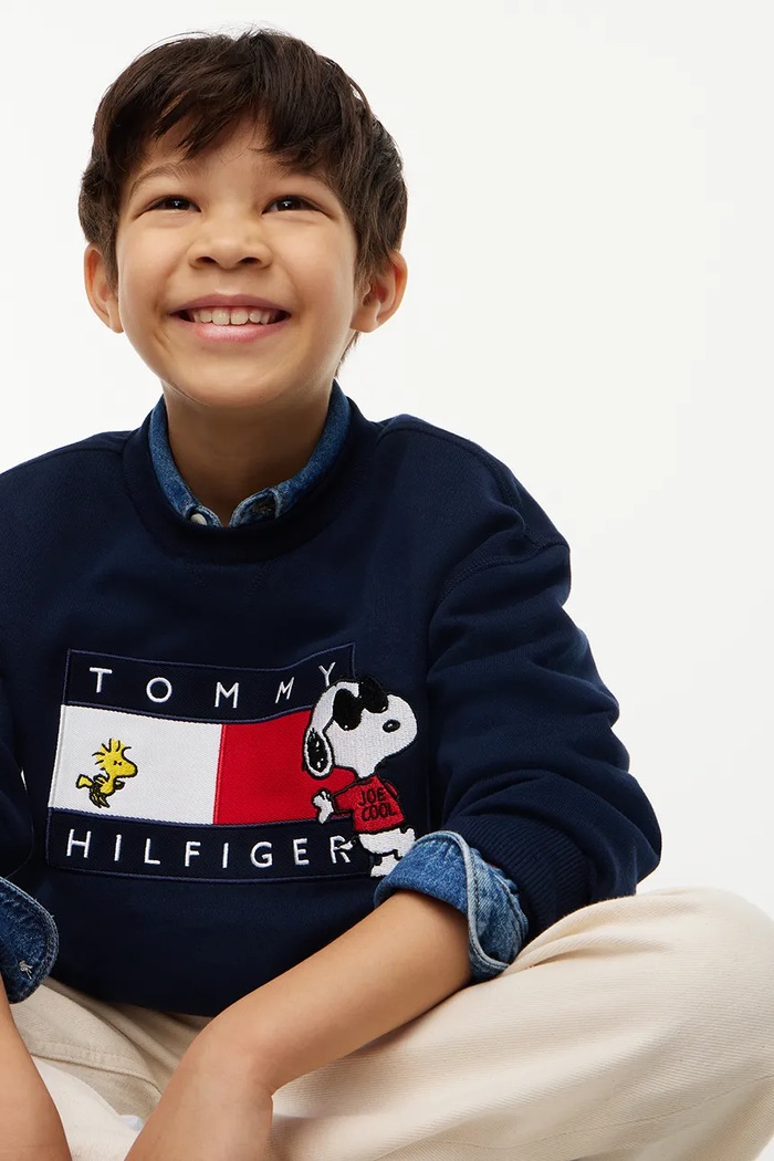 Tommy Hilfiger bluza dziecięca bawełniana granatowy KS0KS00764.128.176.9BY2