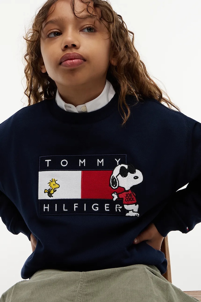 Chłopiec Tommy Hilfiger bluza dziecięca bawełniana KS0KS00764.74.122.9BY2 granatowy