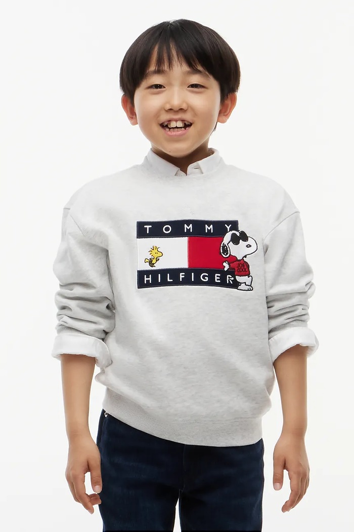 Tommy Hilfiger bluza dziecięca bawełniana KS0KS00764.74.122.9BY2 szary