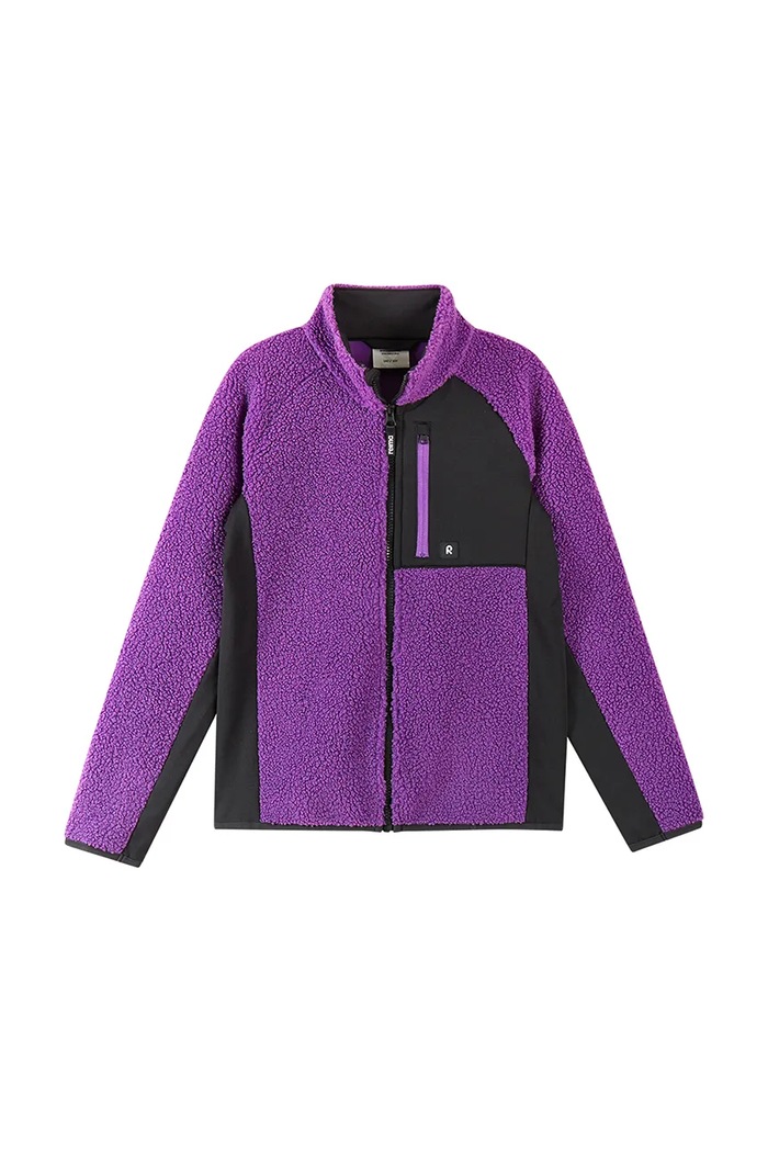 Reima Bluza rozpinana dziecięca Puhku 5200502A.9BY2 fioletowy AW26