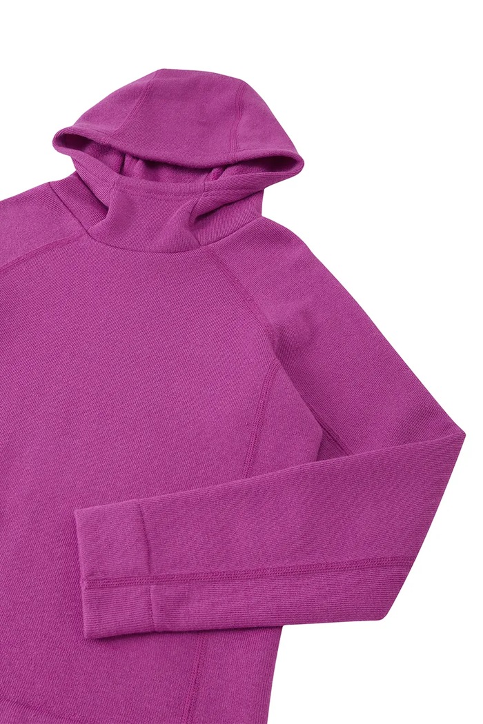 Bluza z kapturem dziecięca z wełną Viluvek Reima 5200501A.9BY2 różowy