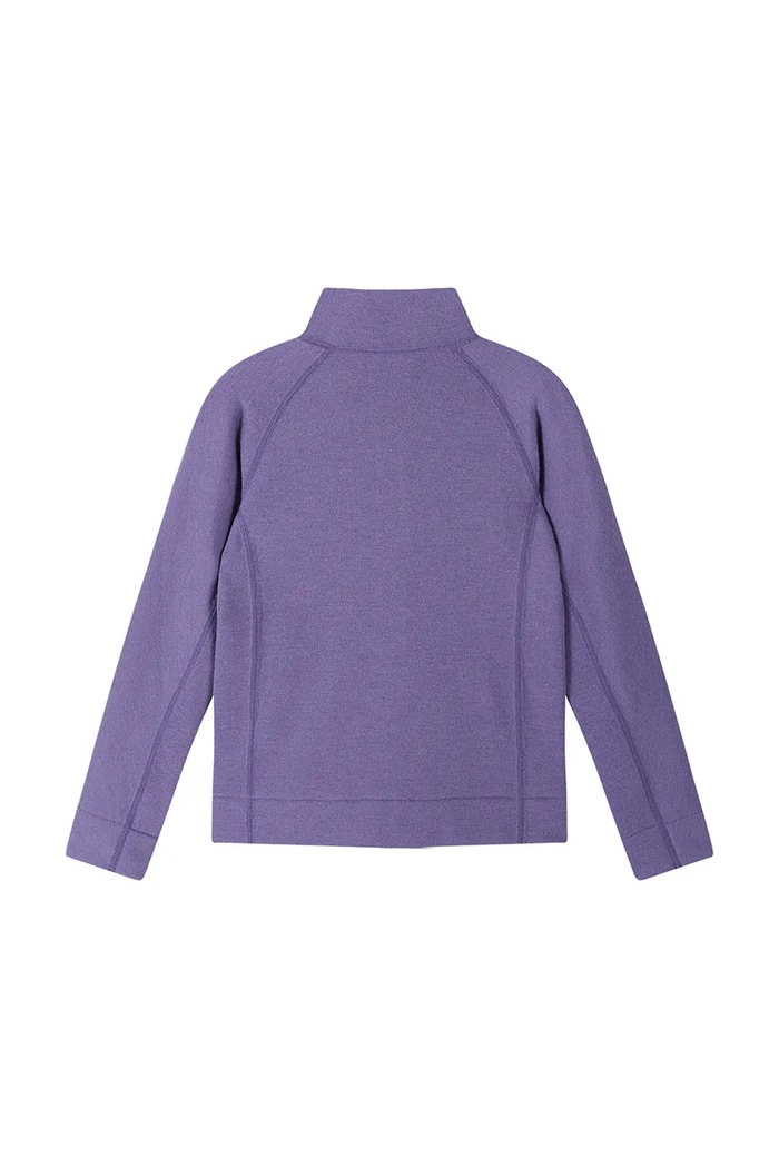 Chłopiec Reima Bluza rozpinana dziecięca z wełną Villamo 5200500A.9BY2 fioletowy