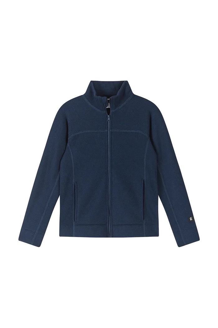 Reima Bluza rozpinana dziecięca z wełną Villamo 5200500A.9BY2 granatowy AW26
