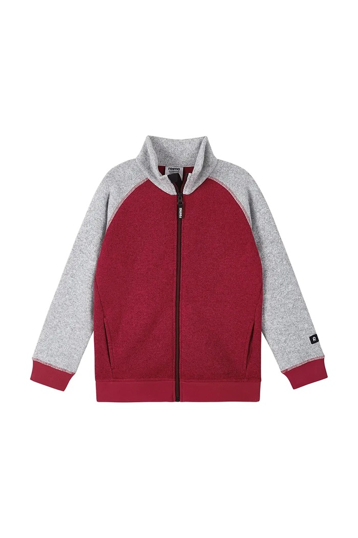Reima Bluza rozpinana dziecięca Neulomus 5200365A.9BY2 czerwony AW26