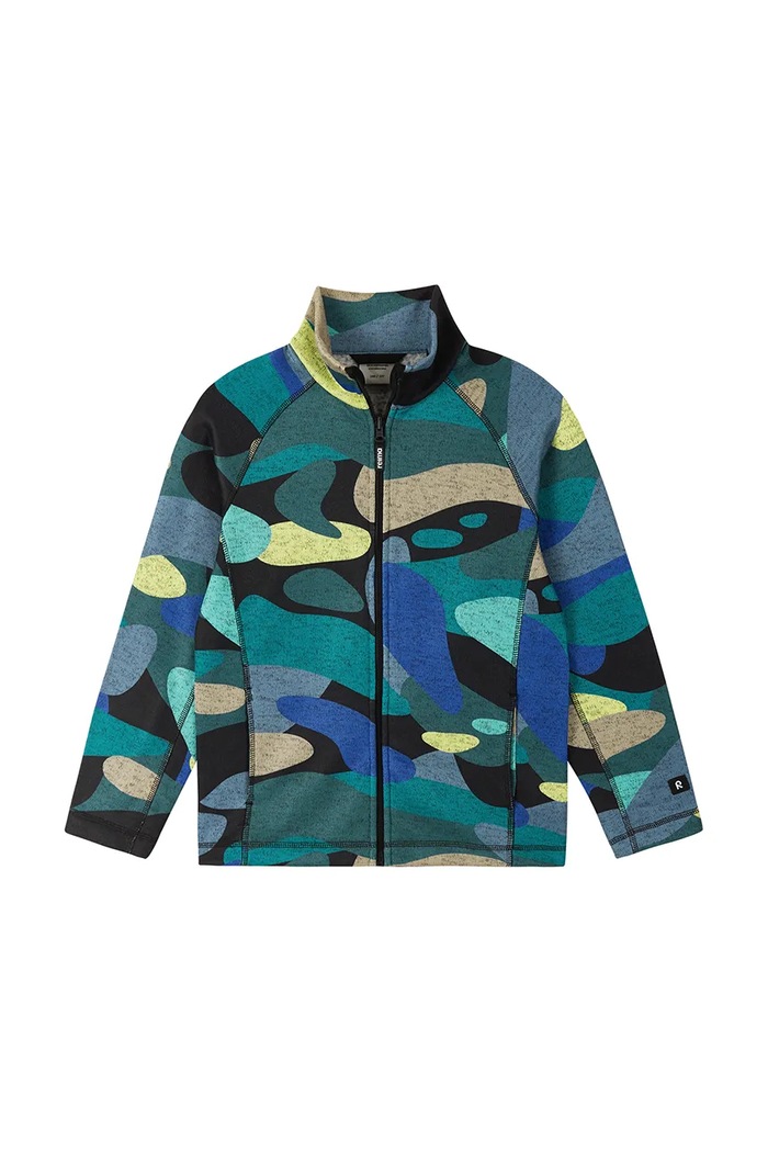 Reima Bluza rozpinana dziecięca Niksini 5200054D.9BY2 turkusowy AW26