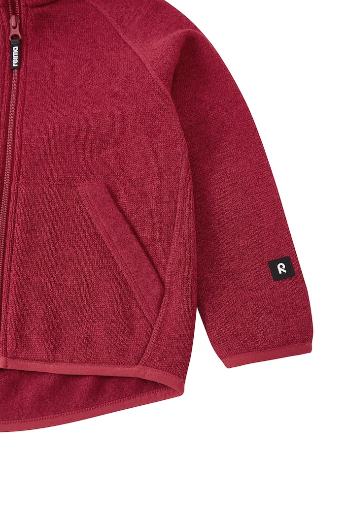 Bluza rozpinana dziecięca Hopper Reima 5200050A.9BY2 czerwony