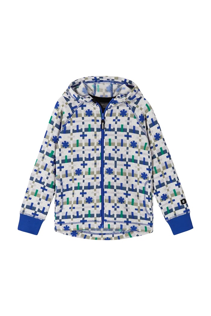 Reima Bluza rozpinana z kapturem dziecięca Northern 5200044A.9BY2 niebieski AW26