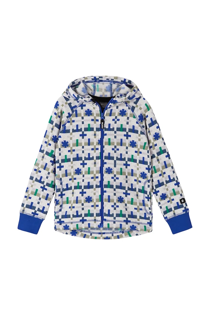 Reima Bluza rozpinana z kapturem dziecięca Northern 5200044A.9BY2 niebieski AW26