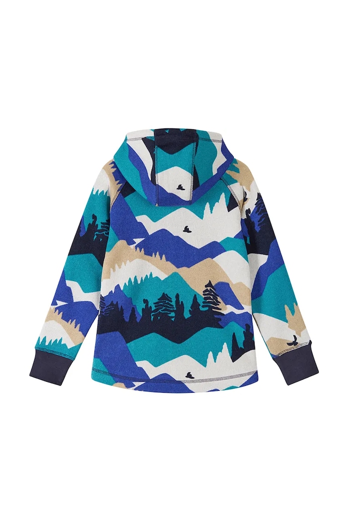 Reima Bluza rozpinana z kapturem dziecięca Northern 5200044A.9BY2 granatowy AW26