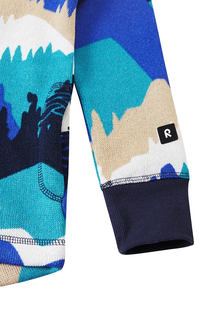 Bluza rozpinana z kapturem dziecięca Northern Reima 5200044A.9BY2 granatowy