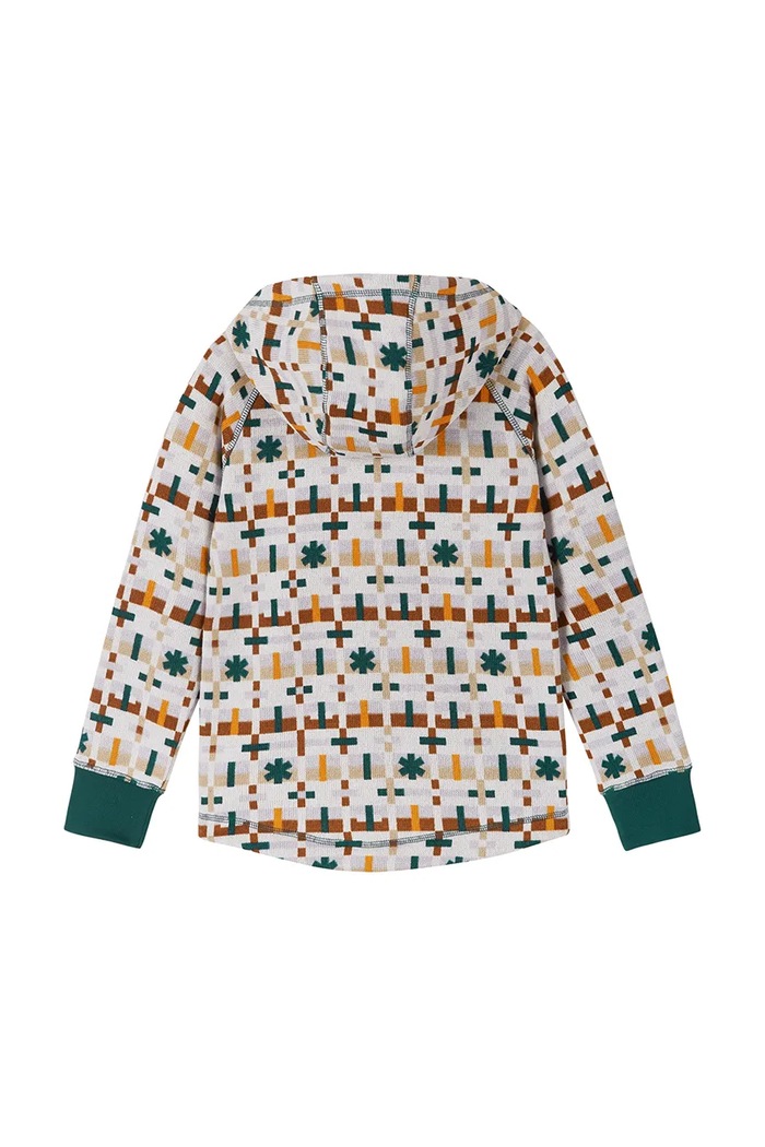 Reima Bluza rozpinana z kapturem dziecięca Northern 5200044A.9BY2 turkusowy AW26