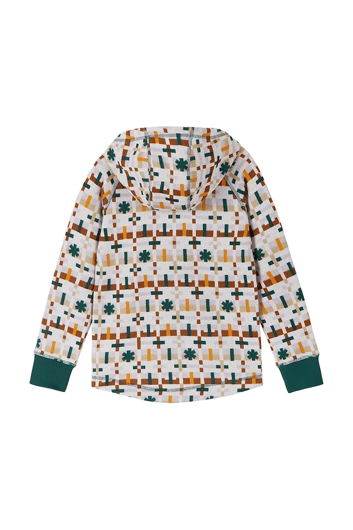 Reima Bluza rozpinana z kapturem dziecięca Northern 5200044A.9BY2 turkusowy AW26