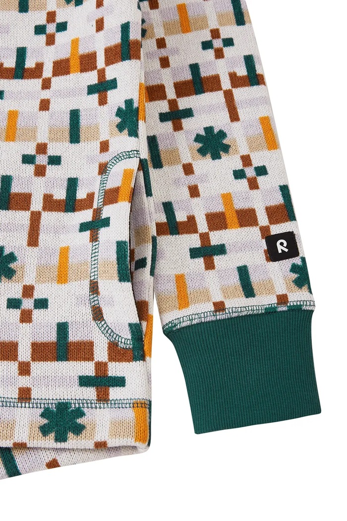 Bluza rozpinana z kapturem dziecięca Northern Reima 5200044A.9BY2 turkusowy