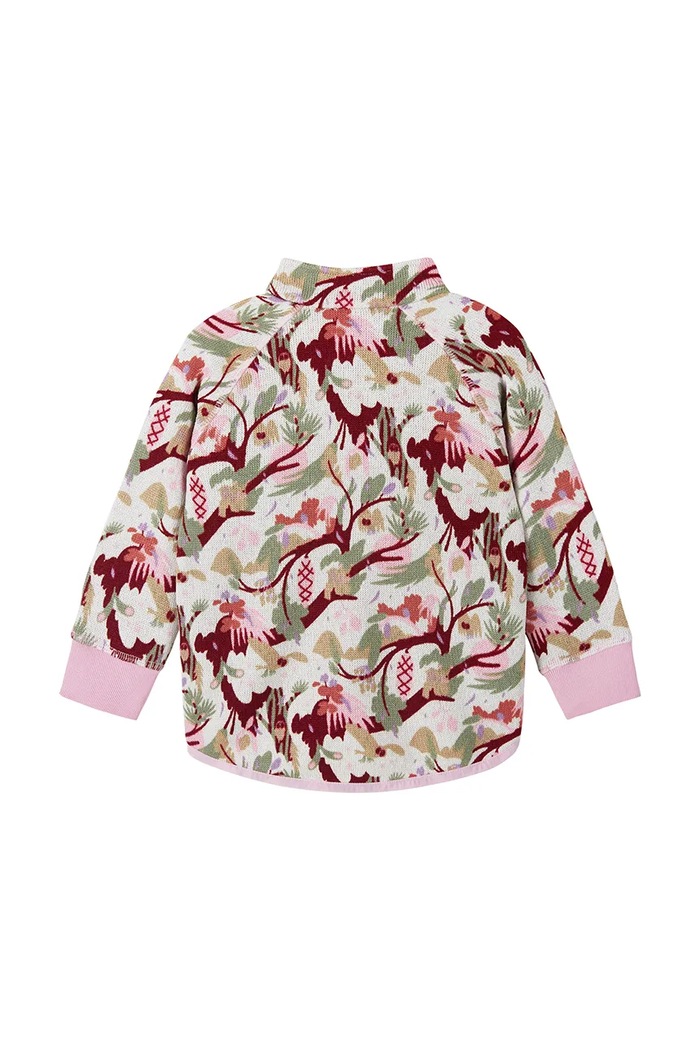 Chłopiec Reima Bluza rozpinana dziecięca Ornament 5200043A.9BY2 różowy
