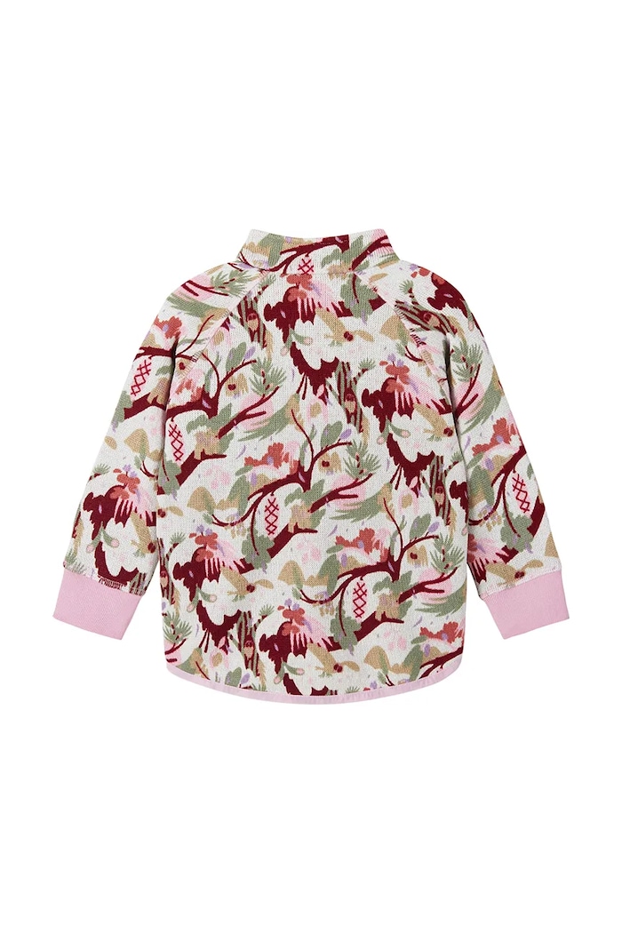 Chłopiec Reima Bluza rozpinana dziecięca Ornament 5200043A.9BY2 różowy