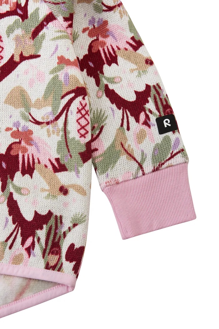 Bluza rozpinana dziecięca Ornament Reima różowy 5200043A.9BY2