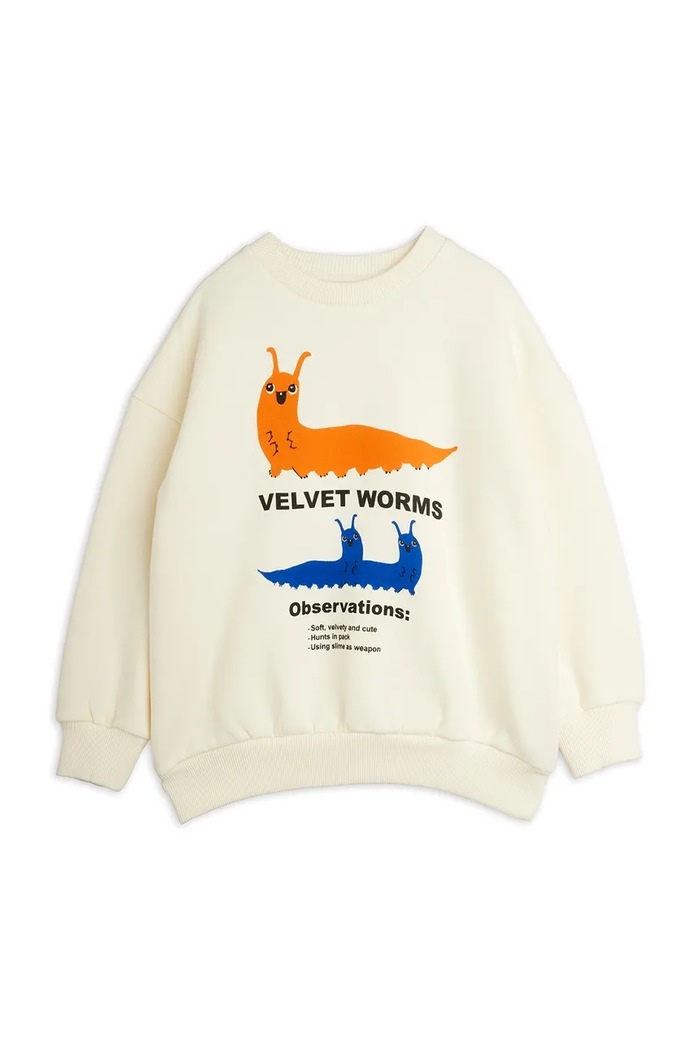 Mini Rodini bluza dziecięca bawełniana 26720120 biały AW26