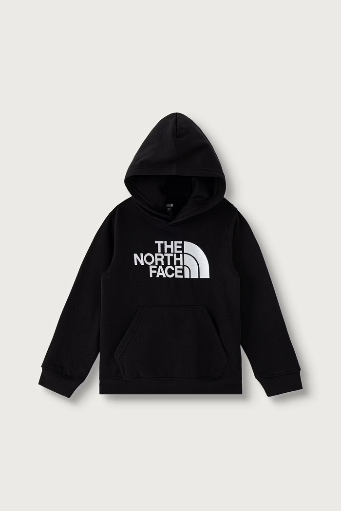 The North Face Dukserica sa kapuljačom za djecu s pamukom TEEN TNF ESSENTIAL DREW PEAK HOODIE crna NF0A8H3YJK31