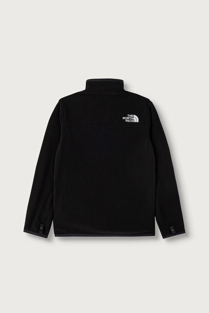 The North Face Dukserica sa flisom za djecu TEEN GLACIER FZ ZIP IN JACKET NF0A8F8AJK31 crna AW26