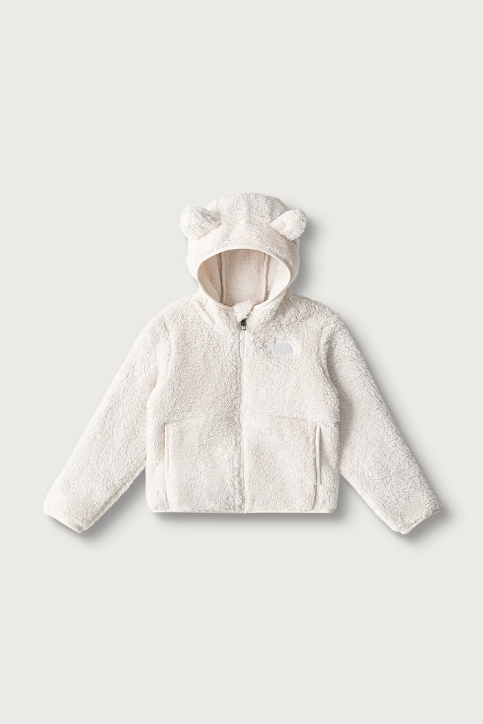 The North Face Rozepínací mikina s kapucí dětská fleecová KID CAMPSHIRE F/Z HOODIE béžová NF0A88VRQLI1