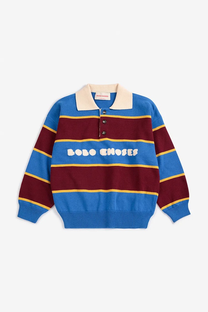 Bobo Choses Μπλούζα παιδική βαμβακερή 226AC116 μπλε AW26