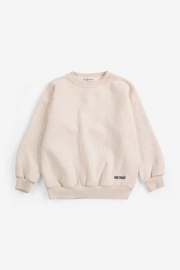Bobo Choses felpa per bambini in cotone Beast 226AC035 beige AW26