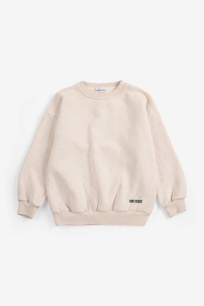 Bobo Choses felpa per bambini in cotone Beast 226AC035 beige AW26