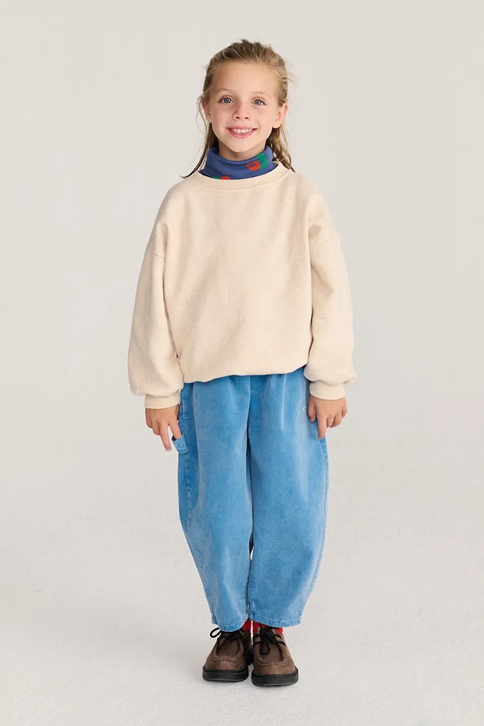 Bobo Choses felpa per bambini in cotone Beast beige 226AC035
