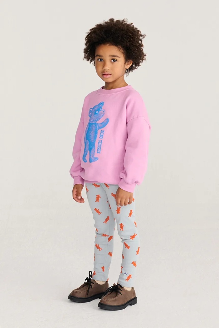 Dječaci Bobo Choses oversize dukserica za djecu s pamukom Softpaw Monster 226AC029 roza