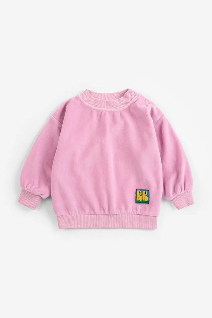 Bobo Choses μπλούζα παιδική με βαμβάκι 226AB057 ροζ AW26