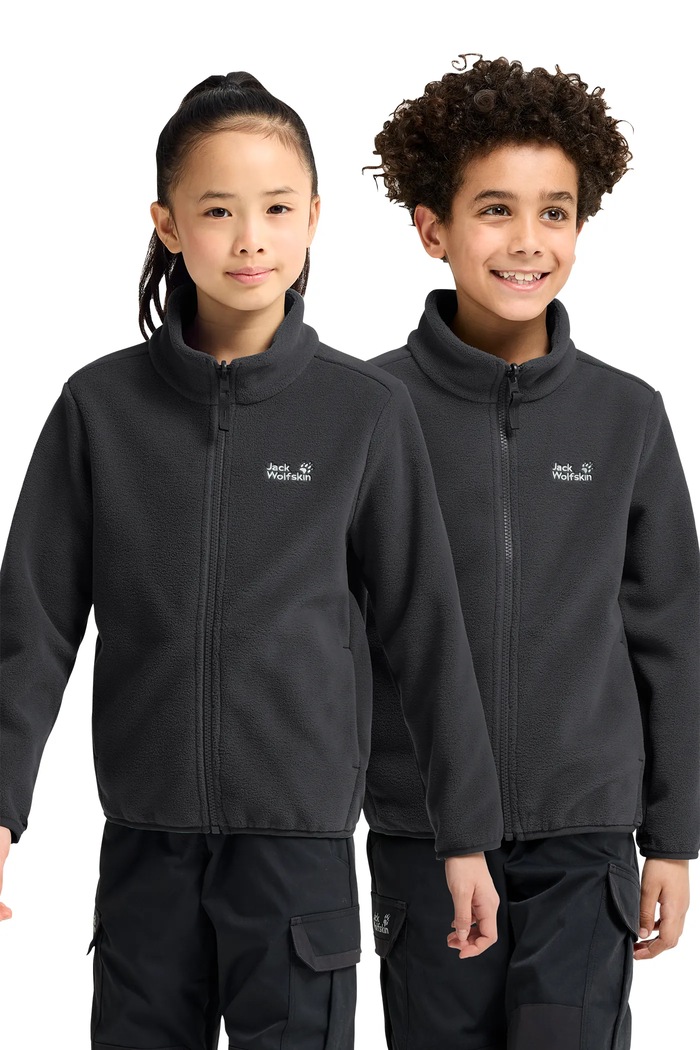 Jack Wolfskin Bluza polarowa dziecięca TAUNUS 200 czarny A66237.104.152