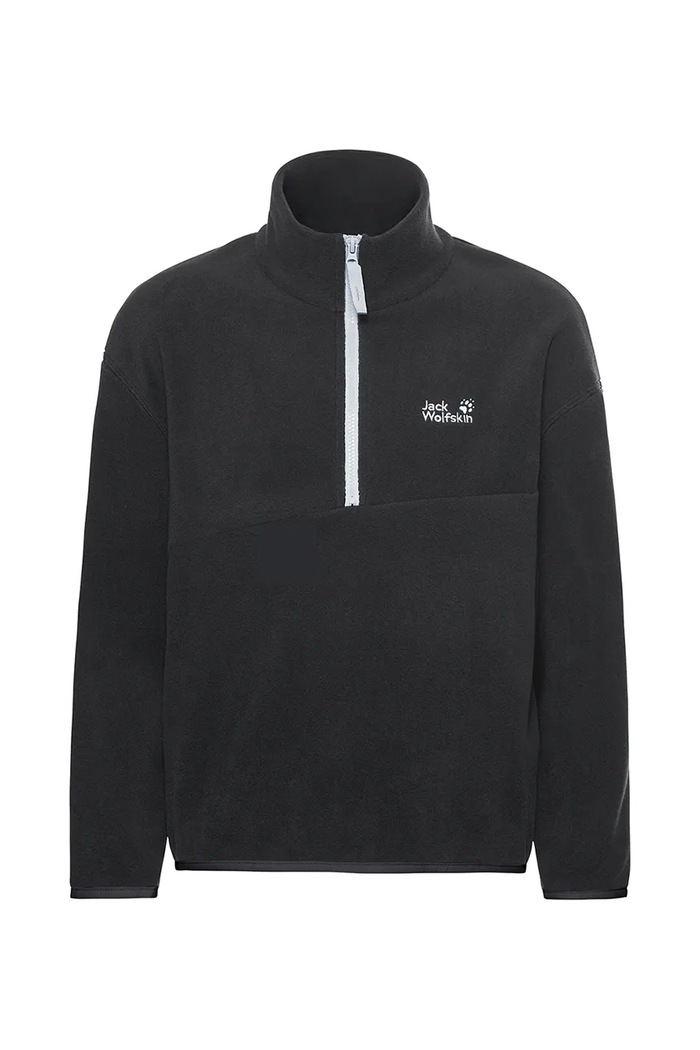 Jack Wolfskin Μπλούζα fleece παιδική TAUNUS 100 A66169.164.176 μαύρο AW26