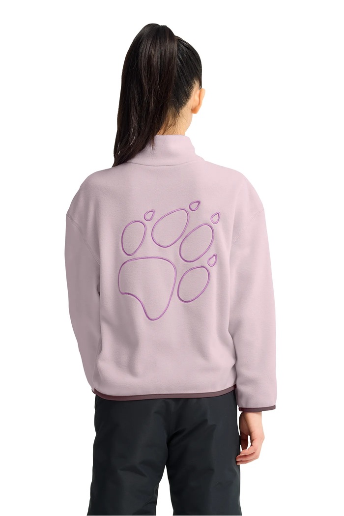 Bluza polarowa dziecięca TAUNUS 100 Jack Wolfskin różowy A66169.104.152