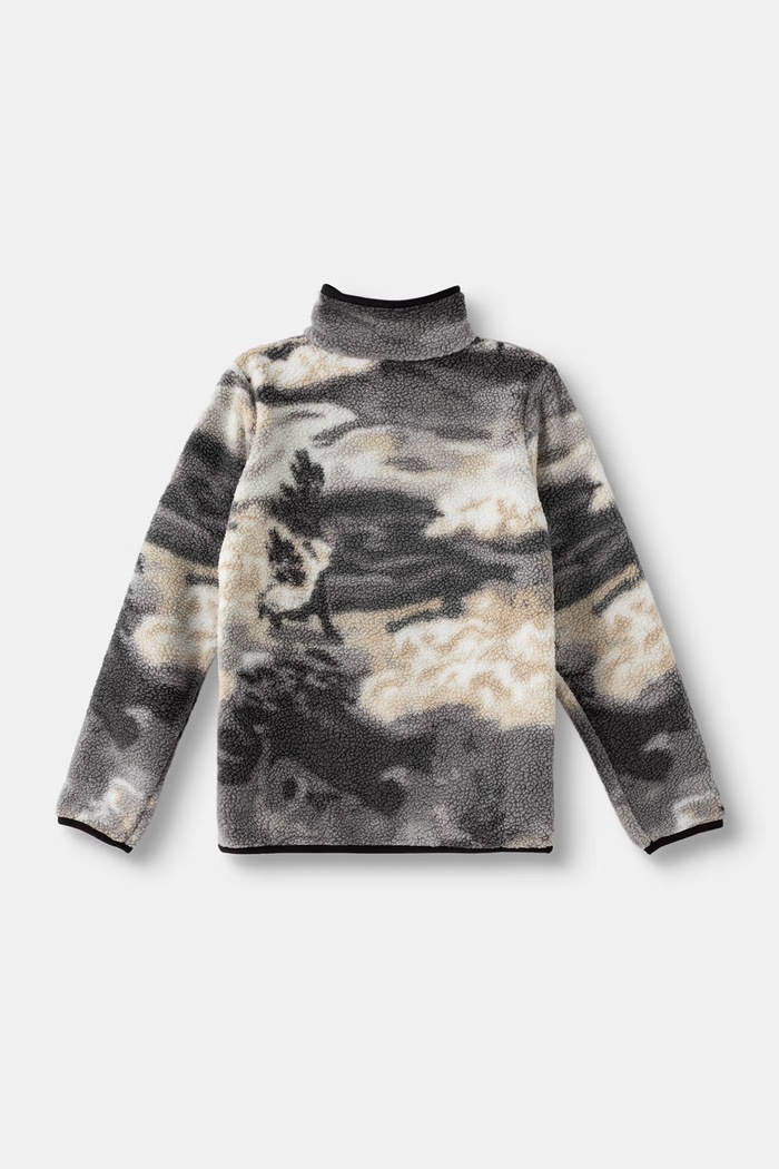 Columbia bluza dziecięca polarowa Helvetia 2097071.9BY2 szary AW26