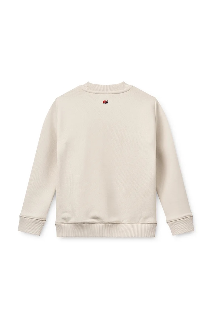 Liewood Bluza dziecięca bawełniana Ridley Embroidered Sweatshirt LW21166.9BY2 beżowy AW26