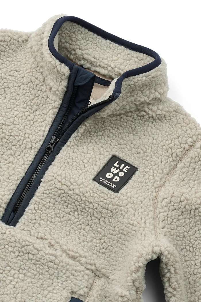 Bluza dziecięca polarowa Balou Pile Sweatshirt Liewood LW20829.9BY2 beżowy