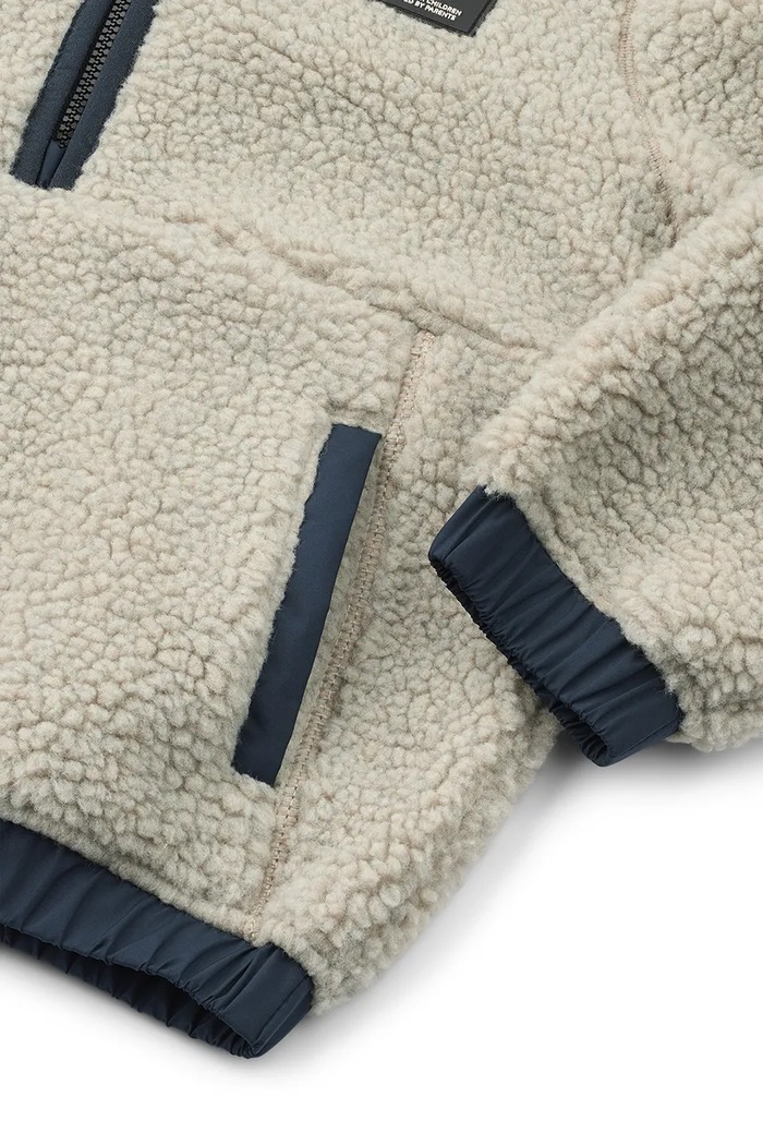 Bluza dziecięca polarowa Balou Pile Sweatshirt Liewood beżowy LW20829.9BY2