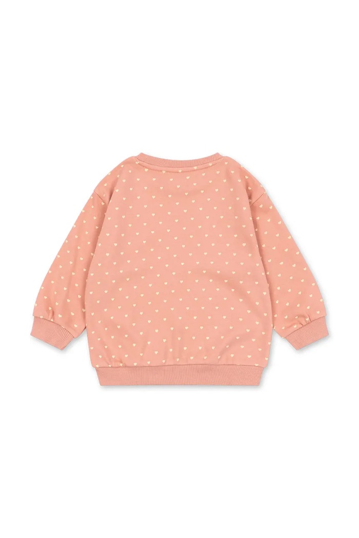 Konges Sløjd Bluza dziecięca bawełniana SPOTTY SWEAT BLOUSE GOTS KS107375.9BY2 różowy AW26