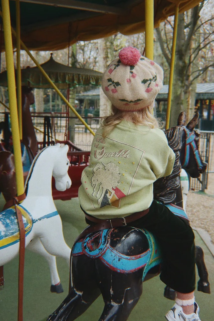 Konges Sløjd Bluza dziecięca bawełniana LOU SWEAT SHIRT GOTS KS106107.9BY2