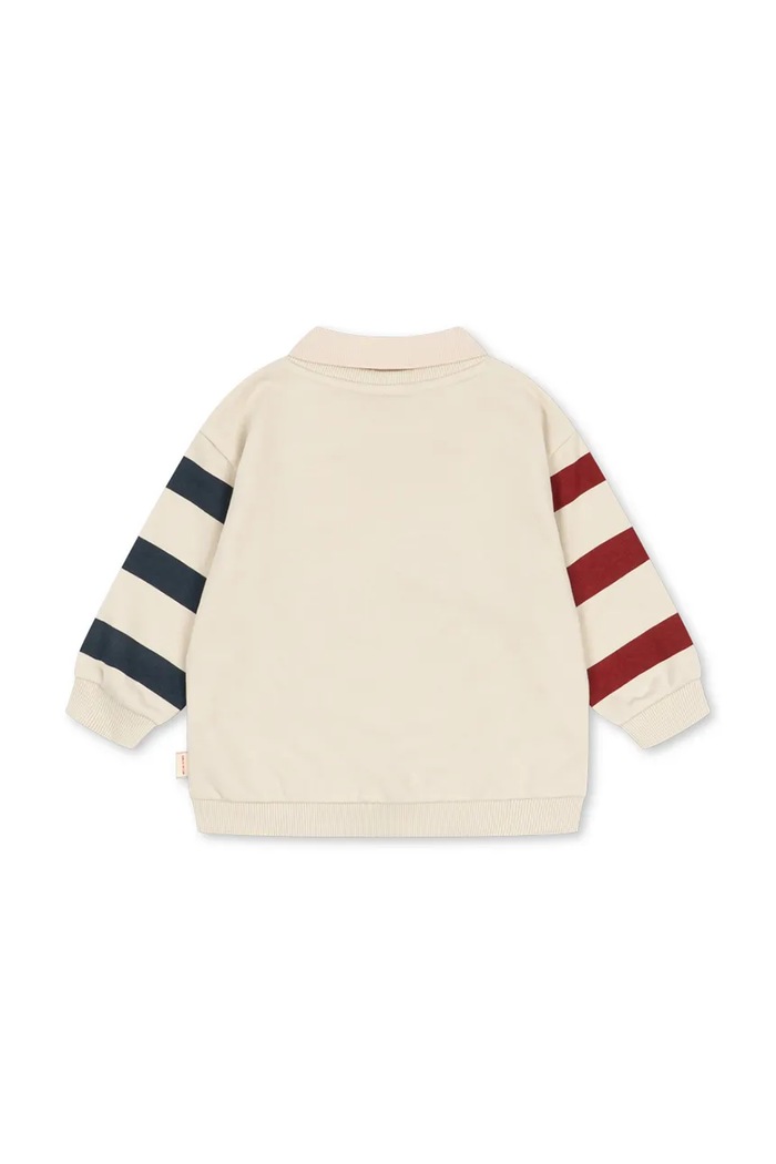 Konges Sløjd mikina detská s bavlnou SPOTTY SWEAT SHIRT GOTS KS106253.9BY2 biela AW26