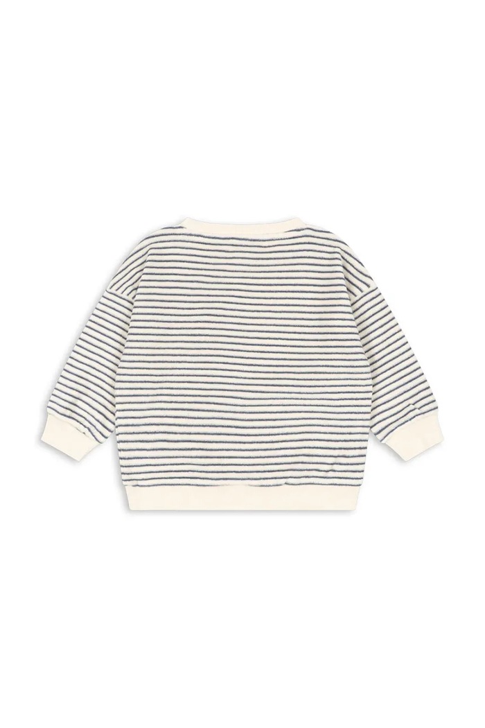Konges Sløjd Oversize dukserica za djecu od pamuka ITTY SWEAT SHIRT GOTS KS106045.9BY2 bijela AW26