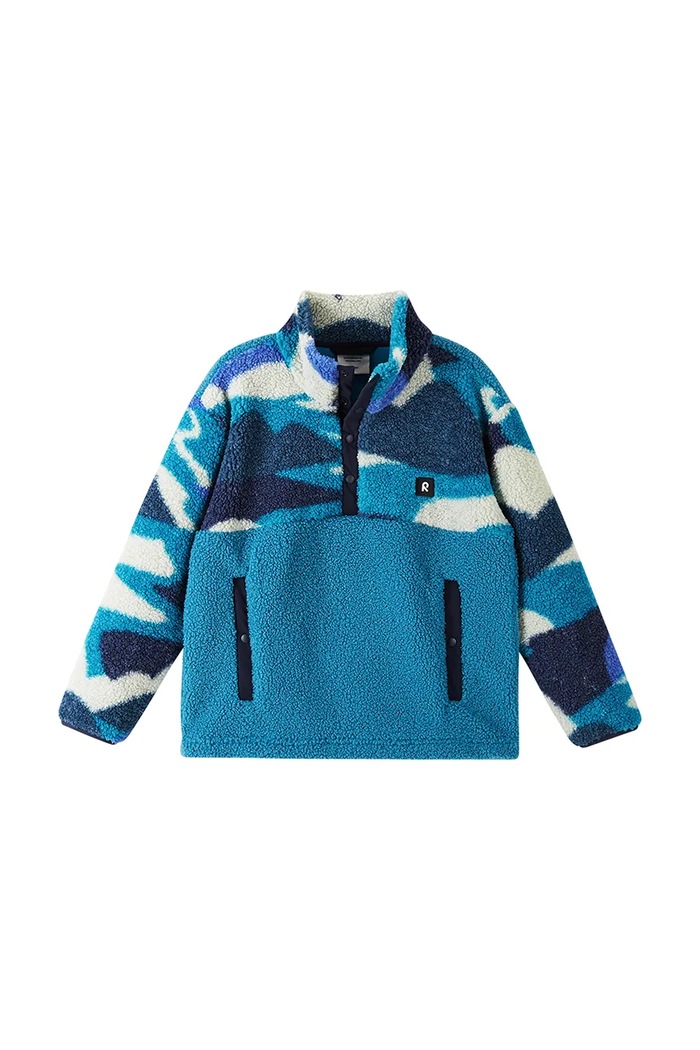 Reima bluza dziecięca polarowa Muhku 5200504B.9BY2 niebieski AW26