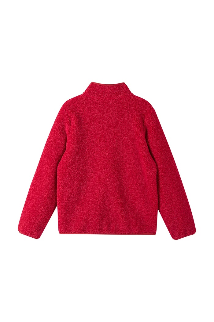 Reima bluza rozpinana dziecięca polarowa Turina 5200503A.9BY2 czerwony AW26