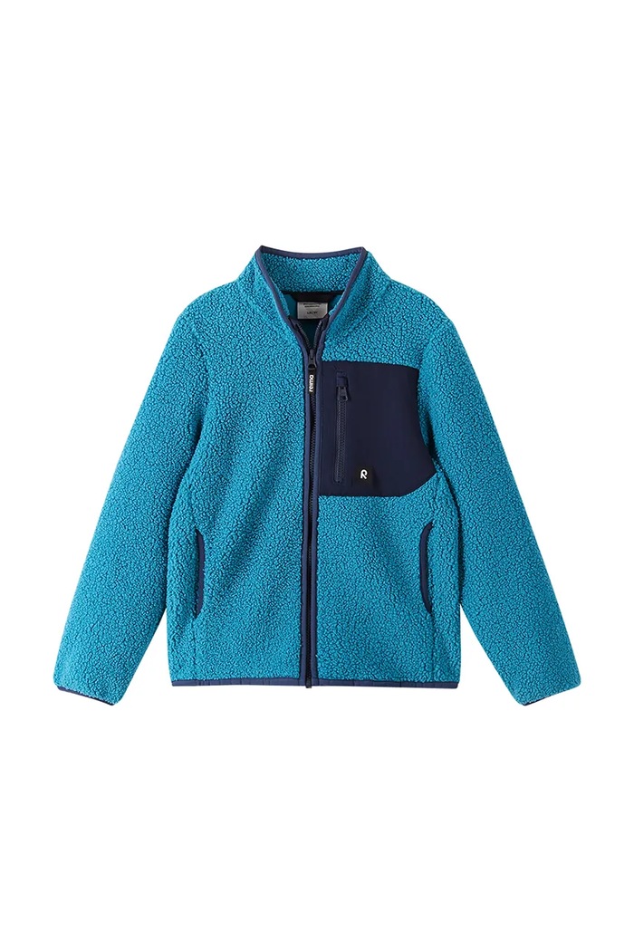Reima bluza rozpinana dziecięca polarowa Turina 5200503A.9BY2 niebieski AW26