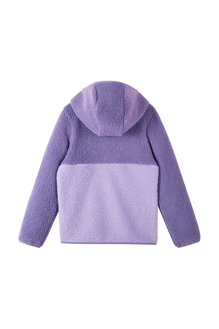 Reima bluza z kapturem dziecięca polarowa Muhkea 5200496A.9BY2 fioletowy AW26