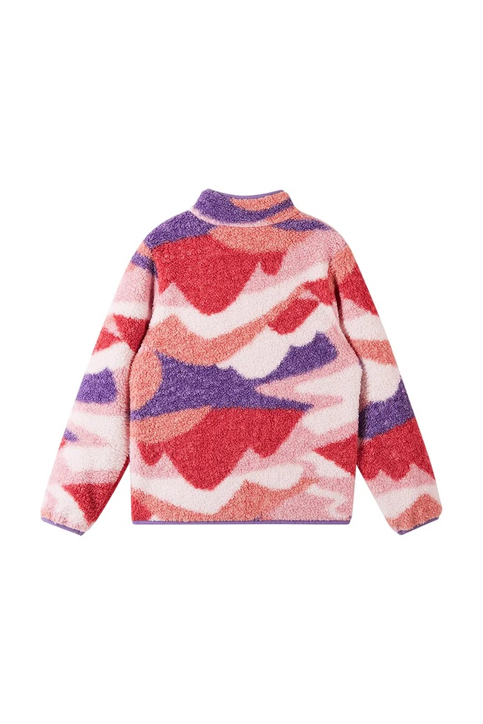 Reima bluza rozpinana dziecięca polarowa Tupsis 5200476A.9BY2 różowy AW26