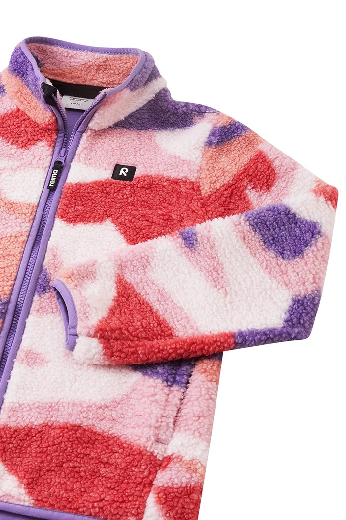 Chłopiec Reima bluza rozpinana dziecięca polarowa Tupsis 5200476A.9BY2 różowy