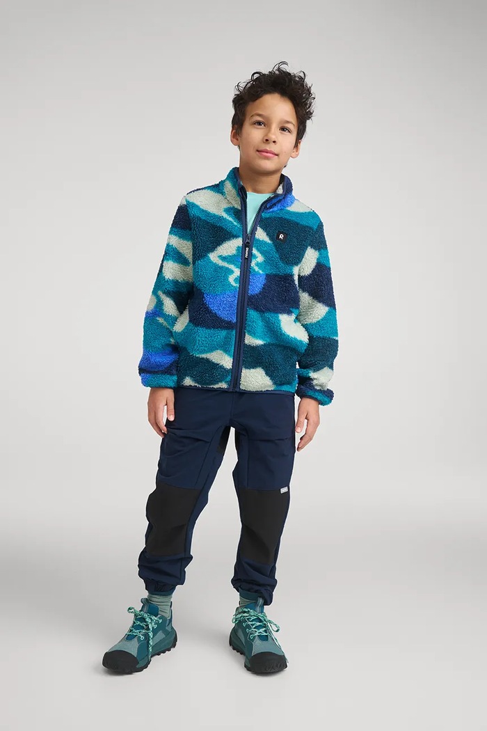 Reima bluza rozpinana dziecięca polarowa Tupsis niebieski 5200476A.9BY2
